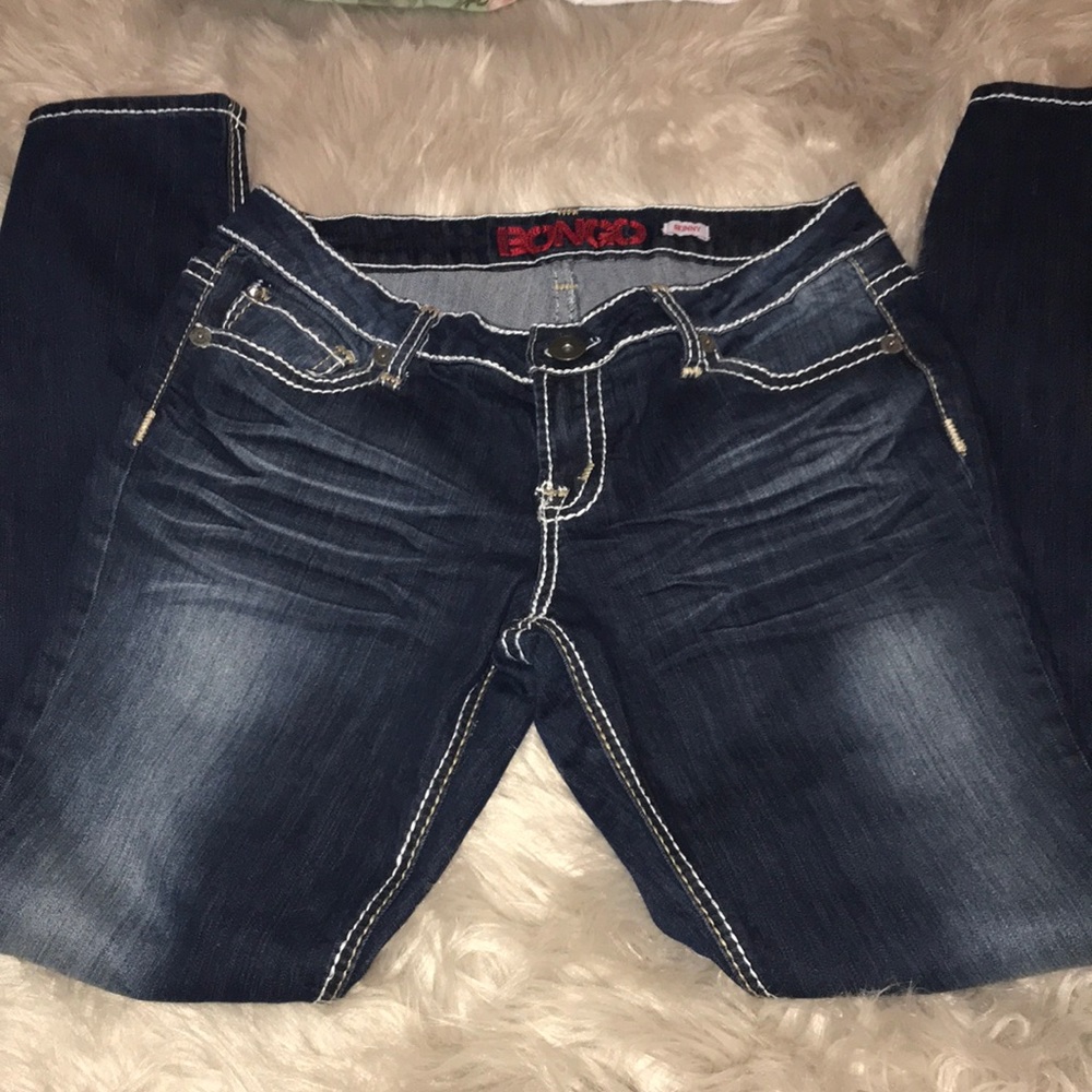Bongo jeans deep blue fitted jeans size 13 New
